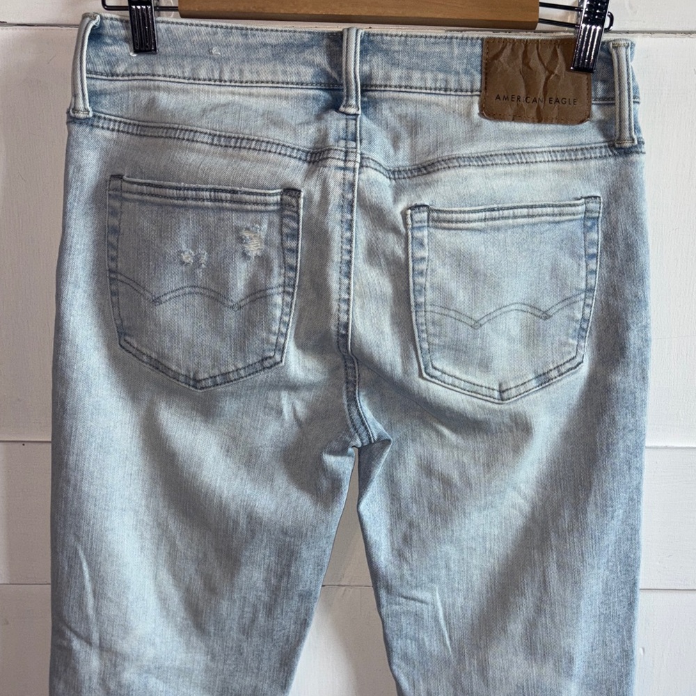 American Eagle Outfitters Light Blue Skinny Jeans - Picture 6 of 11